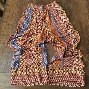 Anthropologie Multicolor Wide Leg Pants